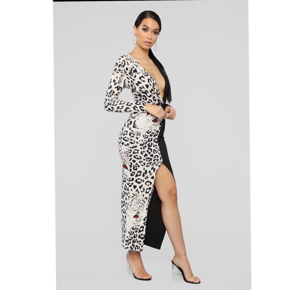 NWOT Leopard Dress - Picture 5 of 6